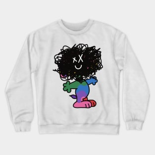 Cartoon Scribble Head Crewneck Sweatshirt